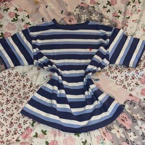 Ralph Lauren Blue Striped T-Shirt
